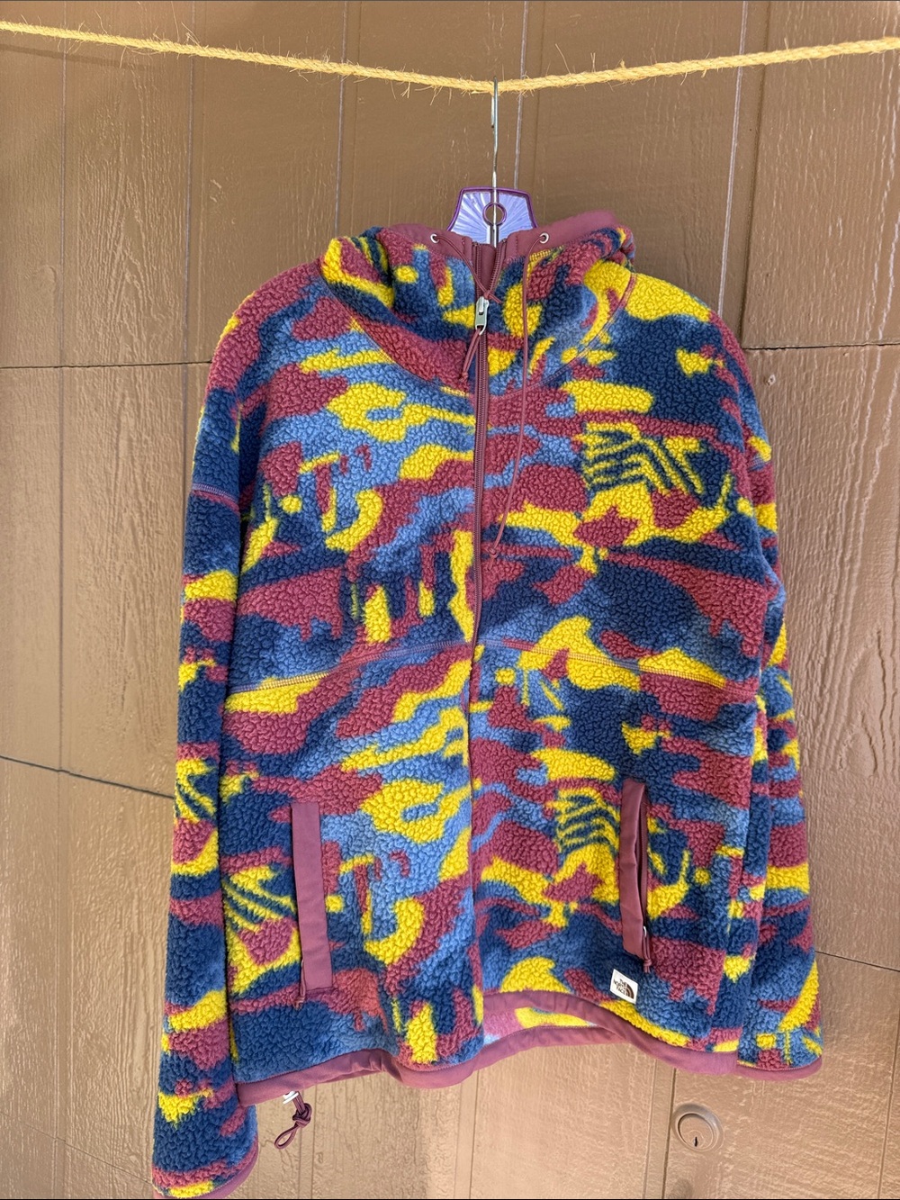 The North Face Colorblock Sherpa Zip Hoodie